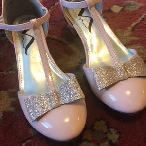 EUC Pink T-Strap Dress Shoes